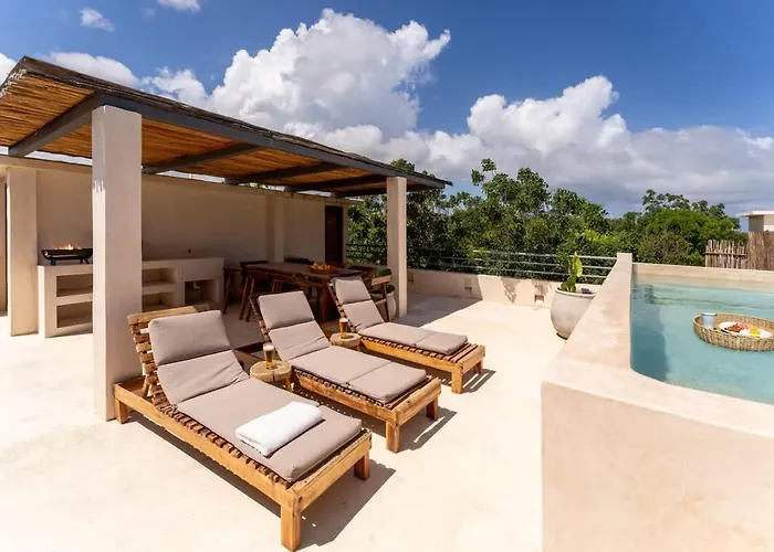 Holiday home Ahal Holistika 9br Jungle Sanctuary With Private Rooftop & Plunge Pools Tulum